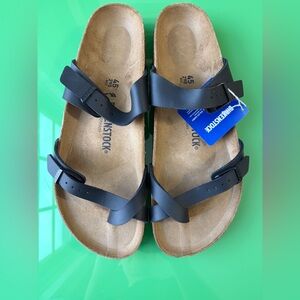 Birkenstock Black Mayari leather Sandals